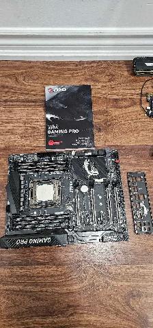 MSI Motherboard, 8x8 DDR4 RAM, i7 CPU, Liquid Cooler, Fans, More - Photo 2