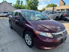 2012 Honda Civic LX Automatic sedan new safety clean title - Photo 2