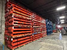 1000's of used 8' x 3' redirack pallet racking beams - Photo 3