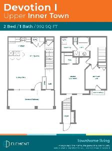 Element Townhomes on Eaglewood - 2 Bedroom Upper Townhome House - Photo 7