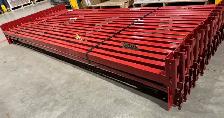 Used light duty wire mesh decks 42" x 46" and 8’ x 2"  beams - Photo 3