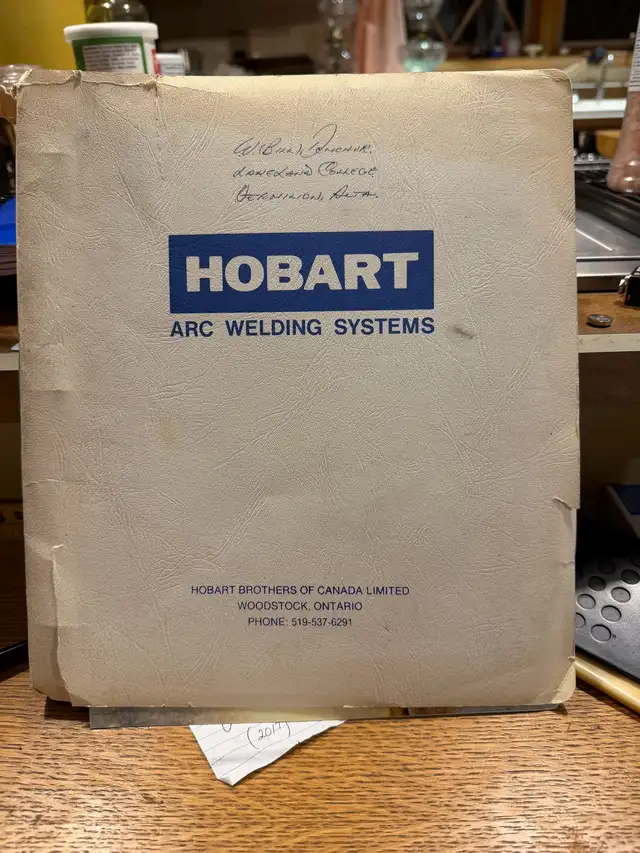 Vintage Hobart Welding Sales Catalog from 1980