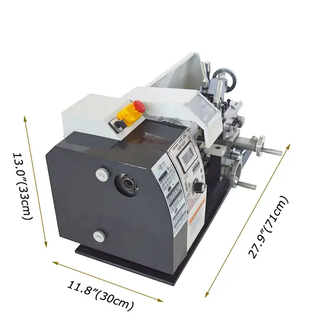 WM180V 712" Precision Mini Metal Bench Lathe 600W 028062