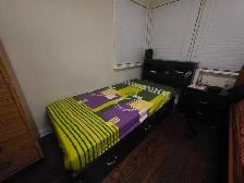 2 single bed same color with nigh stand for sale