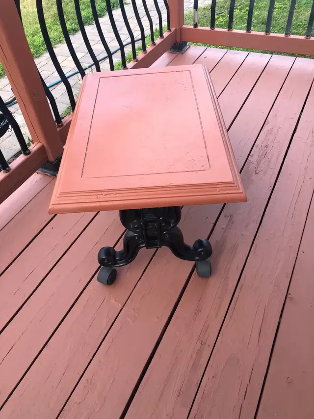 small coffee table for inside or outside