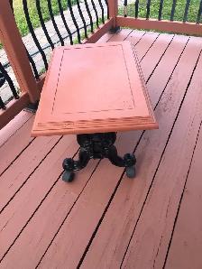 small coffee table for inside or outside