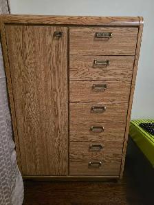 Wooden Closet multiple drawers