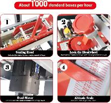 Automatic Double-Flap Case Sealer Tape Sealing Machine 056664 - Photo 9