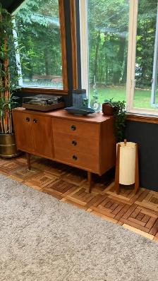 Mid century. TEAK TECK. Lampe / Buffet, console, bar, commode di - Photo 2