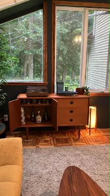Mid century. TEAK TECK. Lampe / Buffet, console, bar, commode di - Photo 6