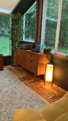 Mid century. TEAK TECK. Lampe / Buffet, console, bar, commode di - Photo 9