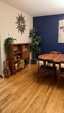 Mid century. TEAK TECK. Buffet, console, bar, bahut disques viny - Photo 2