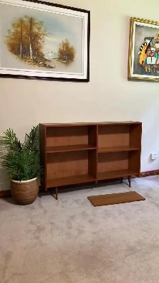 Mid century TEAK TECK. Bibliothèque, bar, table console disques - Photo 6