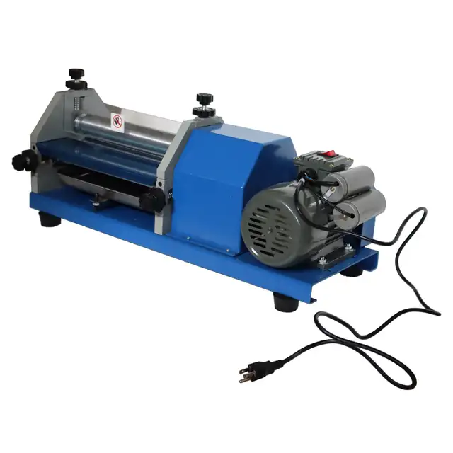 10.6in Auto Adhesive Gluing Coating Machine White 110V 120389