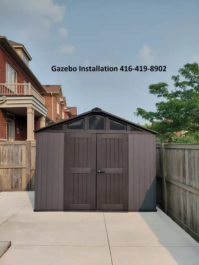 Playset, Gazebo, Shed, outdoor furniture