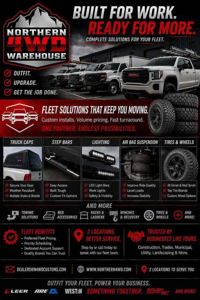fleet vehicle upfitting financing available