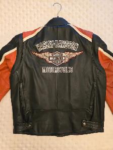 Veste de Cuir Harley Davidson - Photo 2