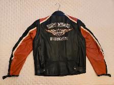 Veste de Cuir Harley Davidson - Photo 4
