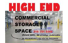 HIGH END commercial STORAGE SPACE for rent at 391Attwell.com