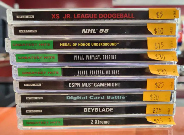 Playstation 1 PS1 Games: Final Fantasy, Parasite Eve, Riven...