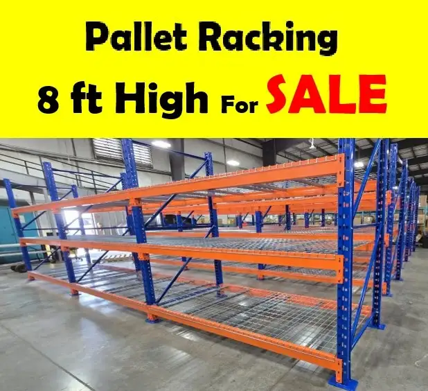 8' High x 42' Pallet Racking for Sale Warehouse Storage Rack