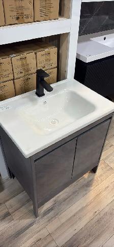Vanity, Faucet and Drain