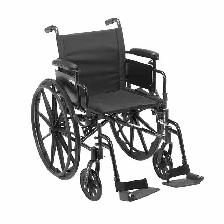 new manual foldable Wheelchair 20' with elevated footrest $350