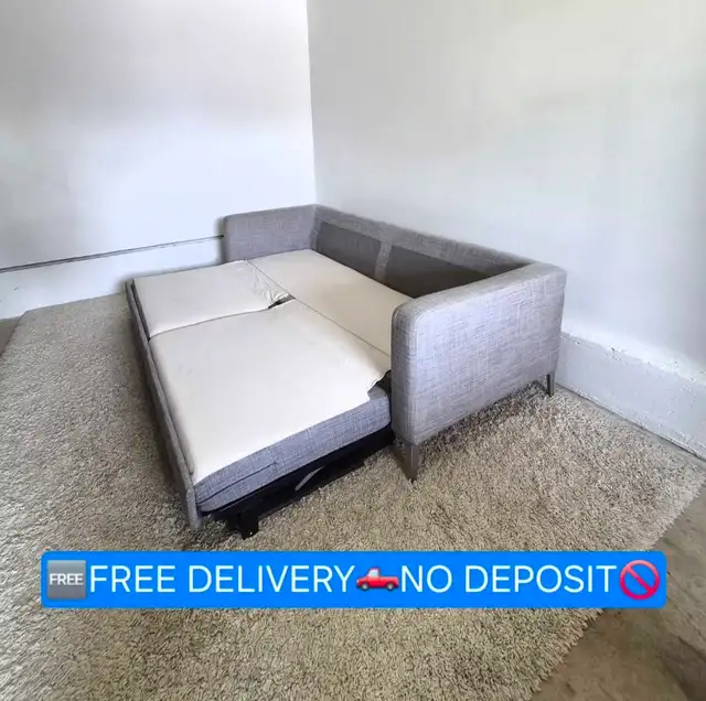 FREE DELIVERY Ikea Morabo 3 Seater Pullout Sofabed with Storage