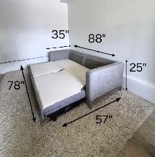 FREE DELIVERY Ikea Morabo 3 Seater Pullout Sofabed with Storage - Photo 10