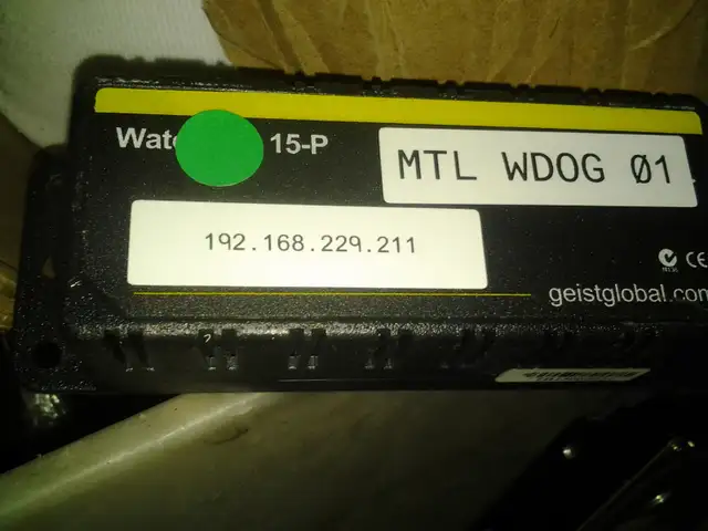 Geist Watchdog environmental / network monitoring  200  apc ups
