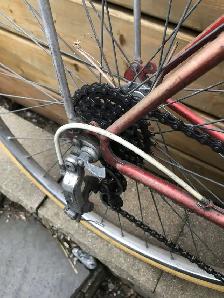 21' frame vintage Mecier 10 spd bike, tires hold air, $40 - Photo 2