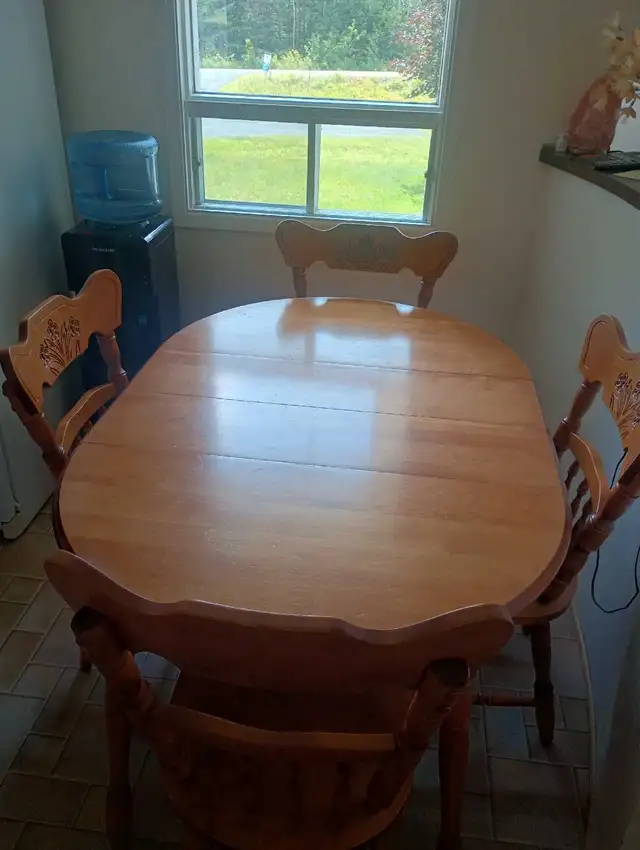 Wooden dining room set