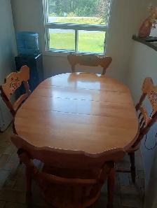 Wooden dining room set