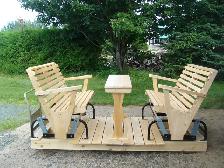 Chaises extérieures en bois - Photo 7