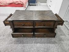 Leon's Harwood Coffee Table (New) - Photo 7