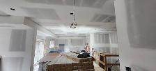 Drywall and taping crew