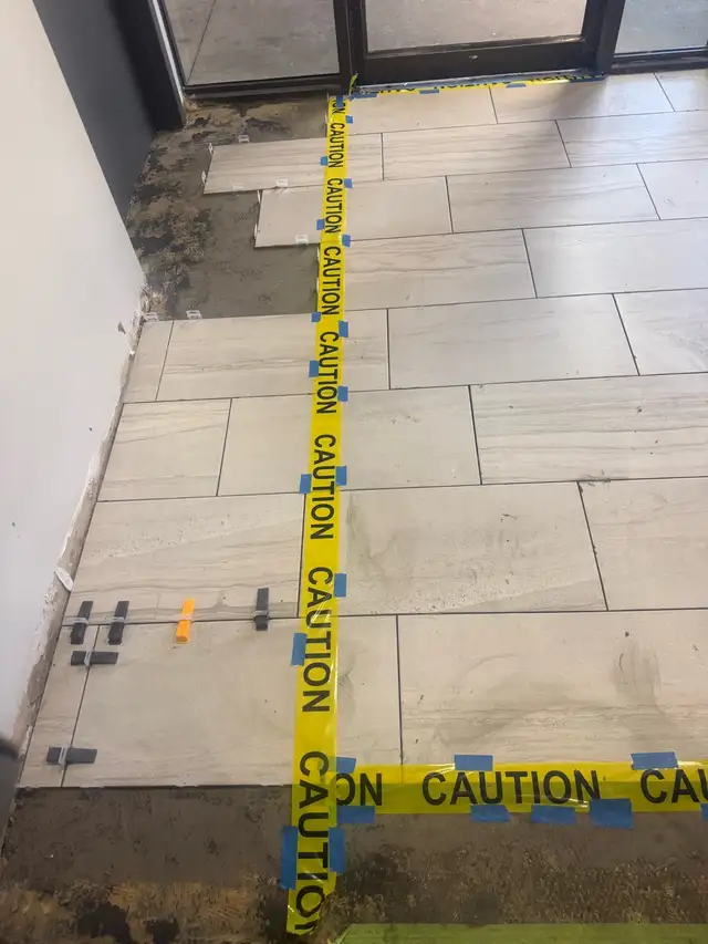 Tile workers