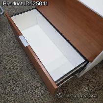 Kimball Corian Cased 2 Drawer Lateral File Cabinet Wood Front - Photo 3