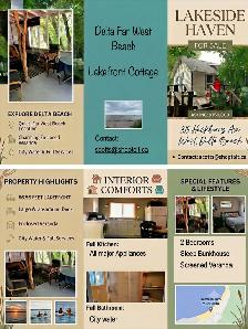 Lakefront Cottage for Sale - Far West Beachfront Delta Beach MB