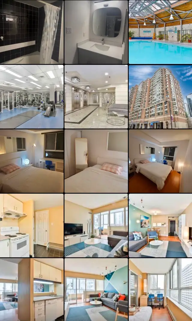 Furnished 1 Den ( window), $2400/month, all incl, Bay/Gerrard