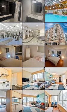 Furnished 1 Den ( window), $2400/month, all incl, Bay/Gerrard