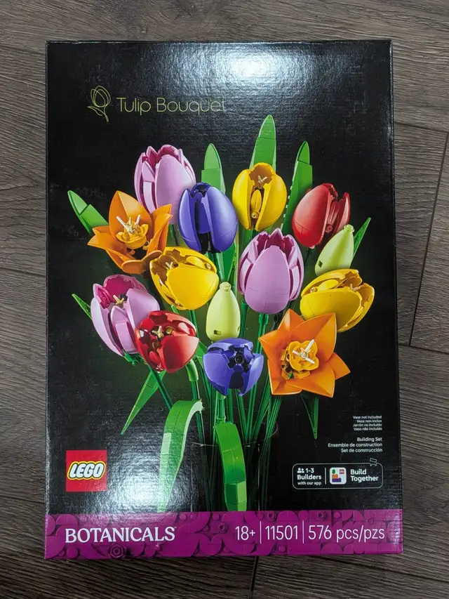 Lego Botanicals 11501 Tulip Bouquet 576PCS