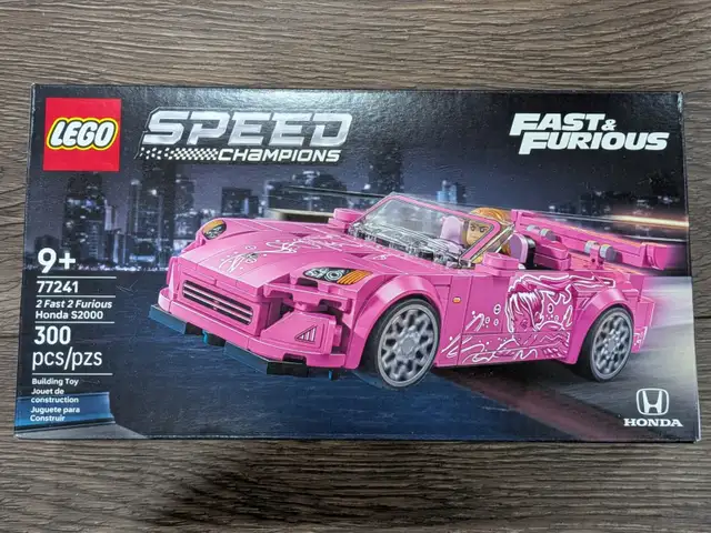 Lego Speed Champions 77241 2 Fast 2 Furious Honda S2000 300PCS