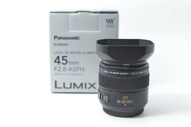 Panasonic Leica 45mm f2.8 Lens ID 3196