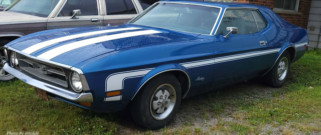 1971 Mustang 6 cylinder 3 speed $11000 certified plus tax