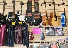 Various Musical Instruments, Vinyls, Pedals, Cables, Stands...