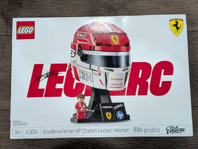 Lego 43014 Scuderia Ferrari HP Charles Leclerc Helmet 886PCS Edi