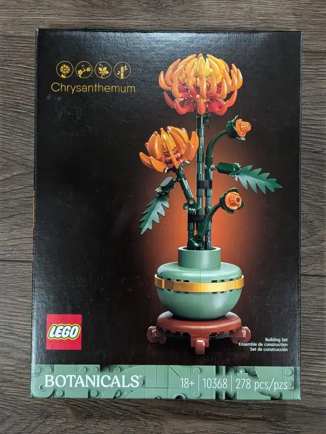 Lego Botanicals 10368 Chrysanthemum 278PCS