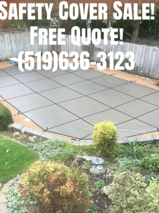 POOL SAFETY COVER SALE & INSTALLS (519)636-3123
