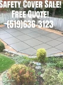 POOL SAFETY COVER SALE & INSTALLS (519)636-3123